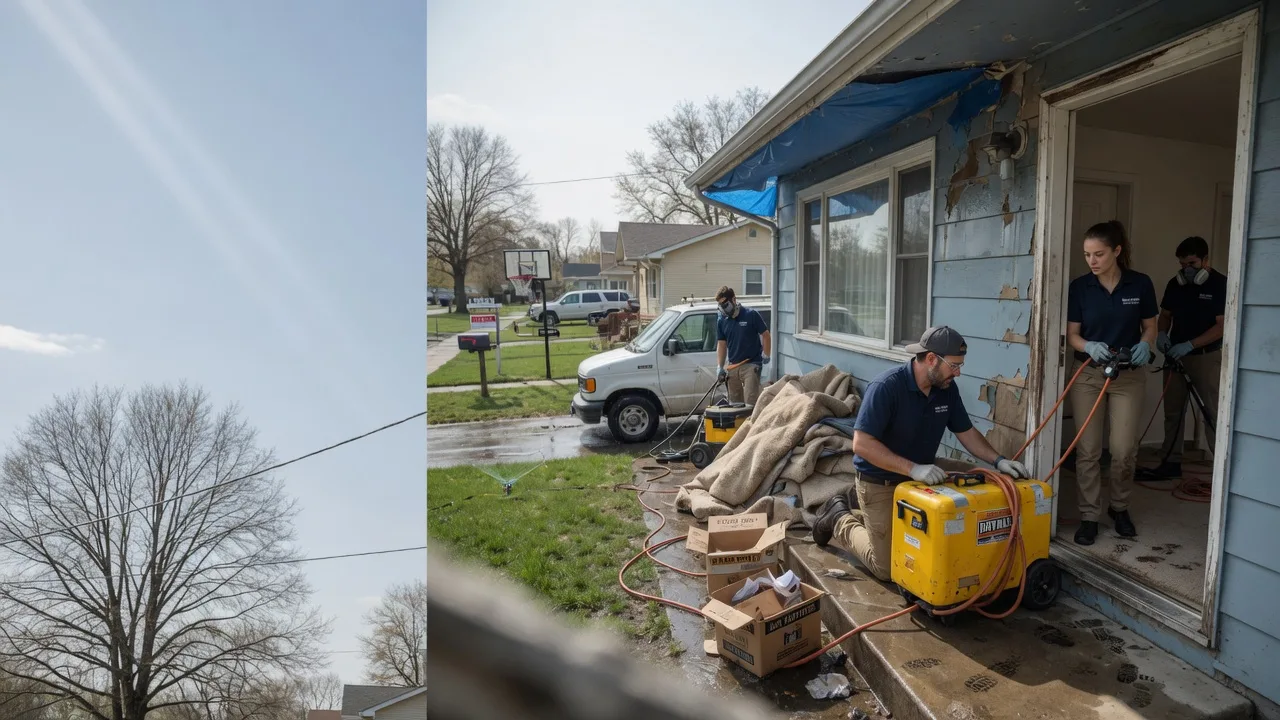 Basement Flood Cleanup in Zoar, OH near me